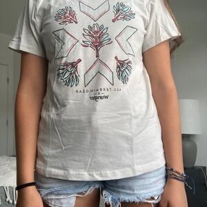 Wrangler Women's Cream Graphic Tee